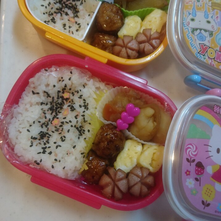 年少 年長 お弁当43